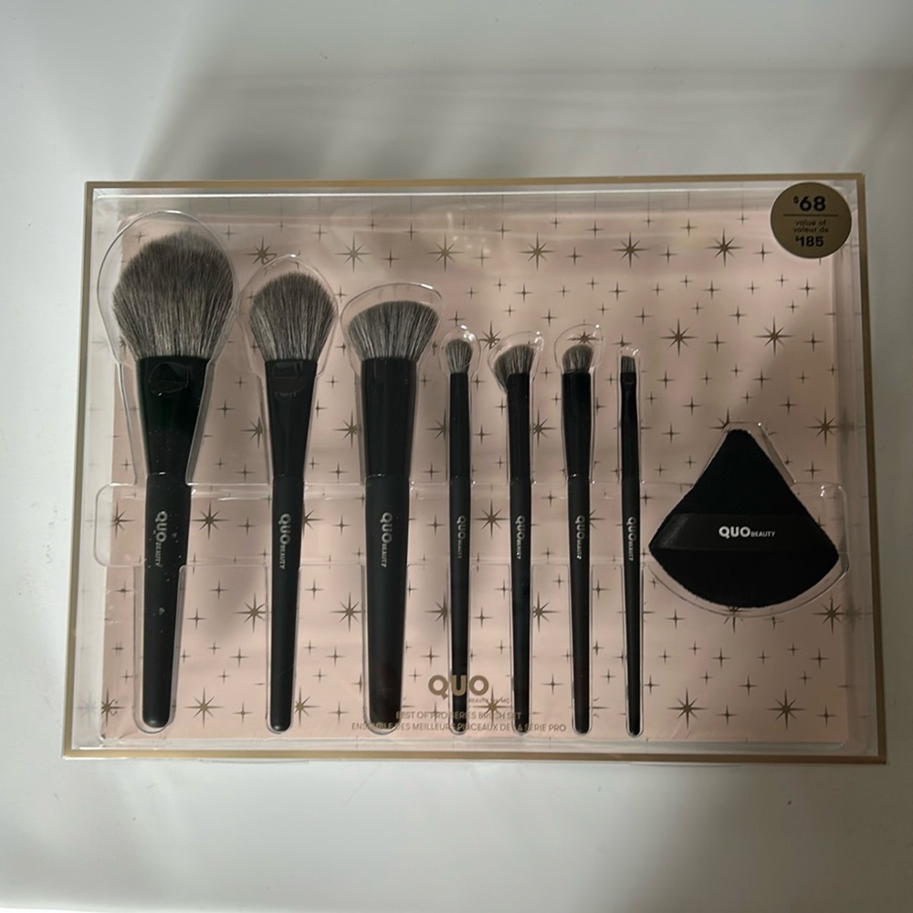 BNIB QUO Best of Pro Series Brush Set